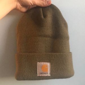 Carhartt Olive Green Beanie